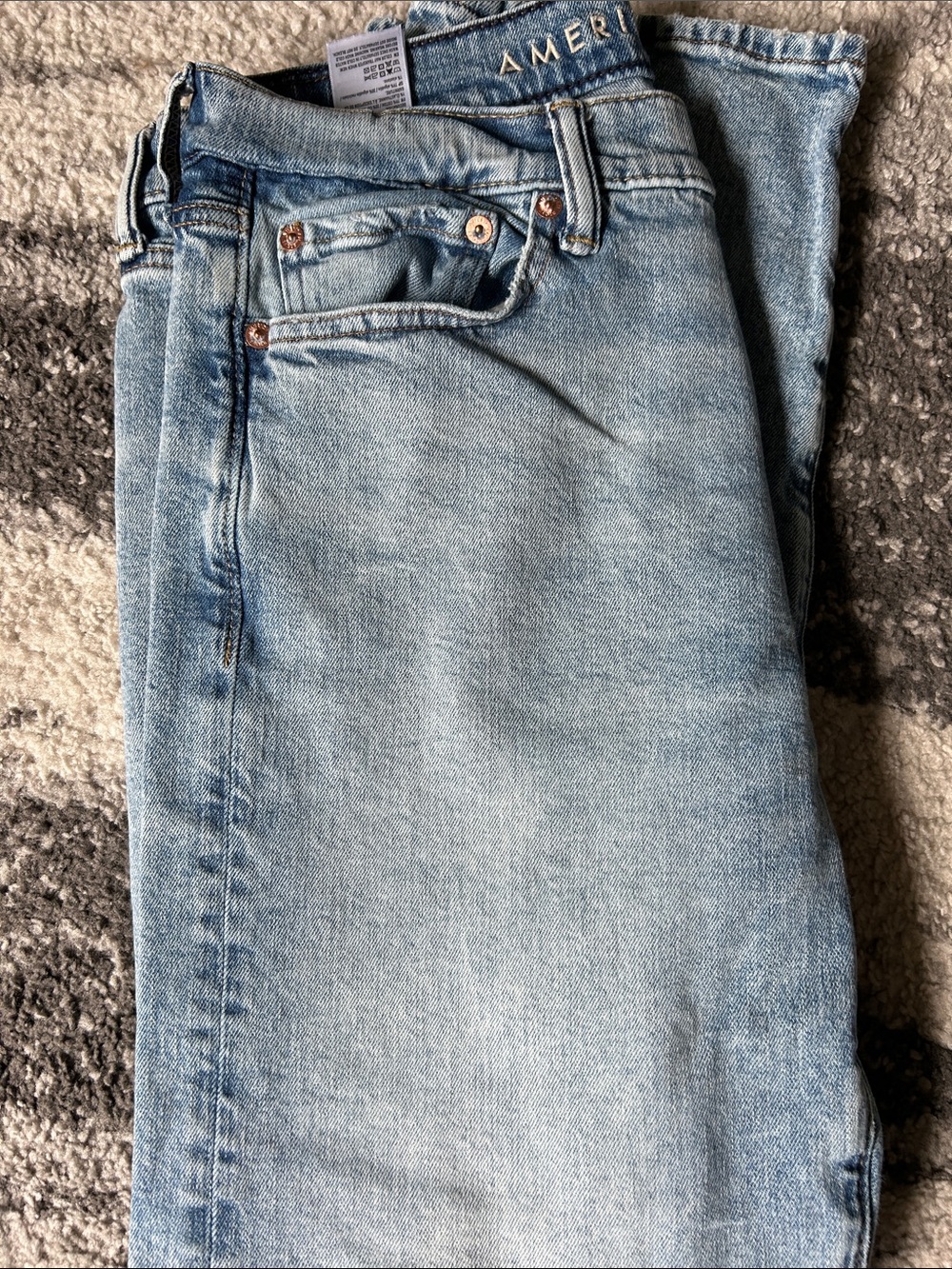 American Eagle Outfitters Light Wash Straight Men's Jeans 30x30
